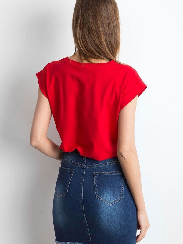 T-shirt Damski Model RV-TS-4833.01P Red - BFG - obrazek 3
