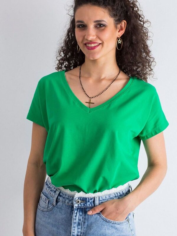 T-shirt Damski Model RV-TS-4832.24P Green - BFG