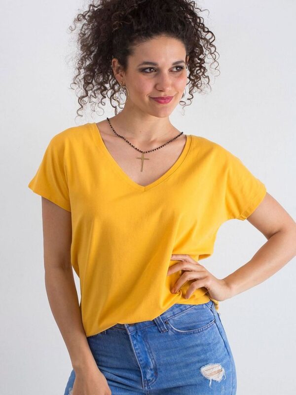 T-shirt Damski Model RV-TS-4832.37P Light Orange - BFG