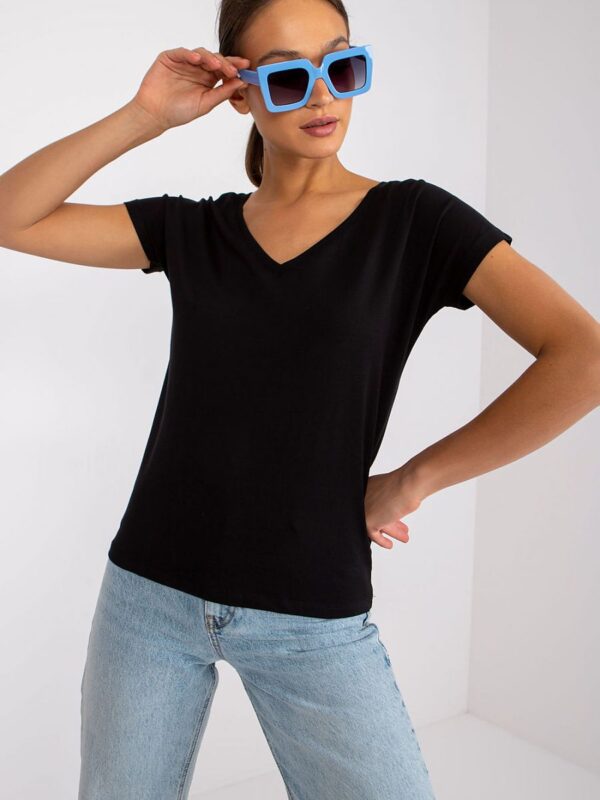 T-shirt Damski Model RV-TS-4832.12P Black - BFG