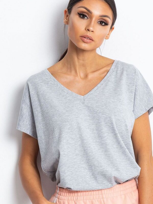 T-shirt Damski Model RV-TS-4832.26P Grey - BFG