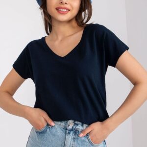 T-shirt Damski Model RV-TS-4832.42P Navy - BFG
