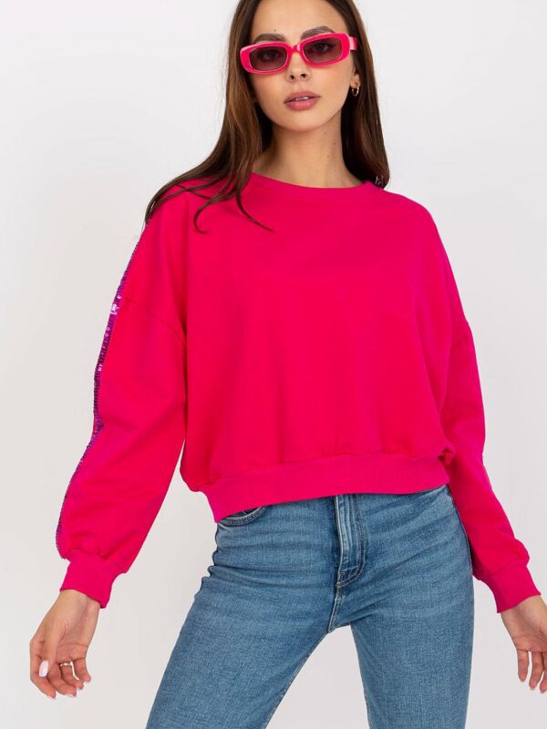 Bluza Damska Model RV-BL-8067.88 Fuksja - Rue Paris