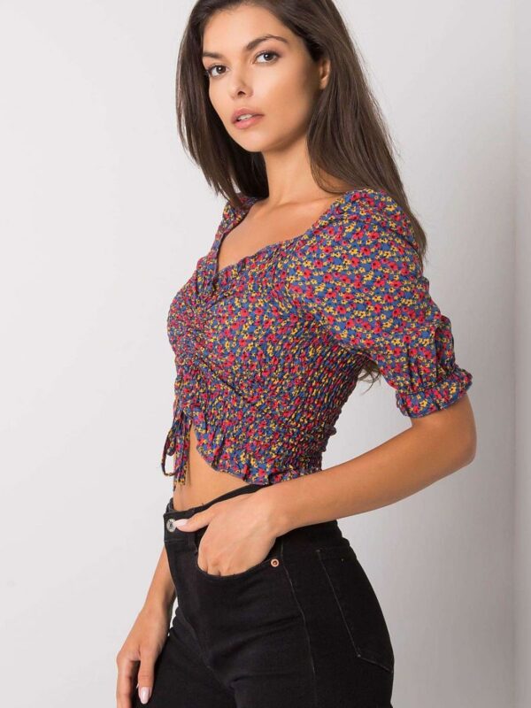 Bluzka Model RO-BZ-2516-8.28 Dark Blue - Rue Paris - obrazek 3