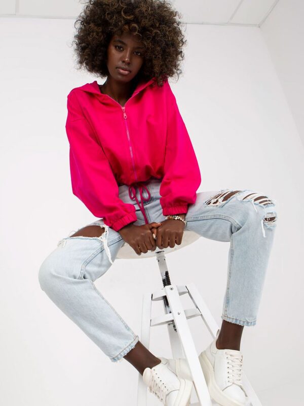 Bluza Damska Model RV-BL-8081.36P Fuksja - Rue Paris - obrazek 2