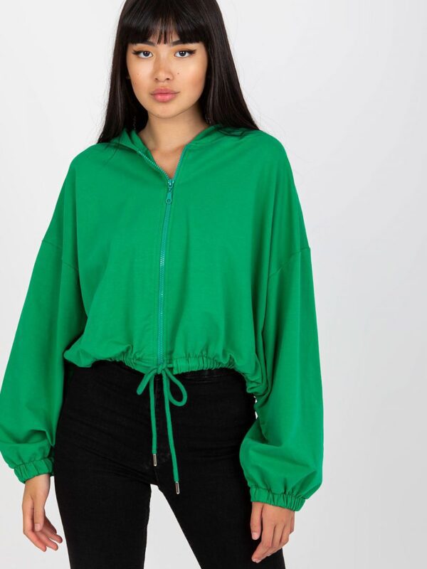 Bluza Damska Model RV-BL-8081.36P Green - Rue Paris