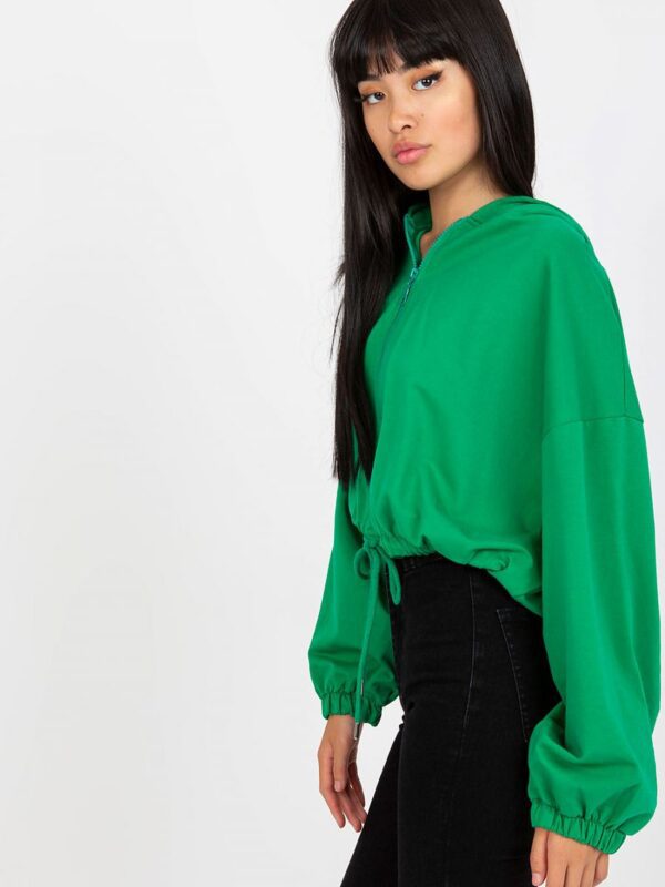 Bluza Damska Model RV-BL-8081.36P Green - Rue Paris - obrazek 3