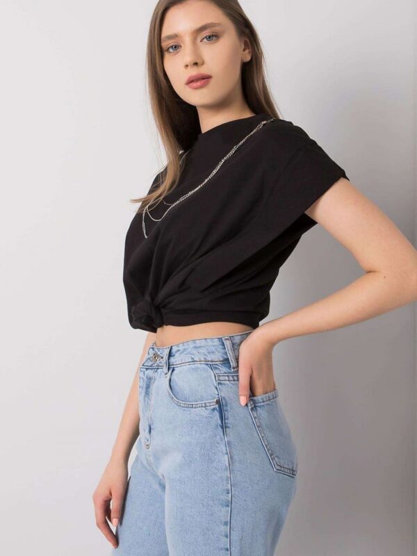 Bluzka Model 157-TS-4170.82 Black - Rue Paris - obrazek 3