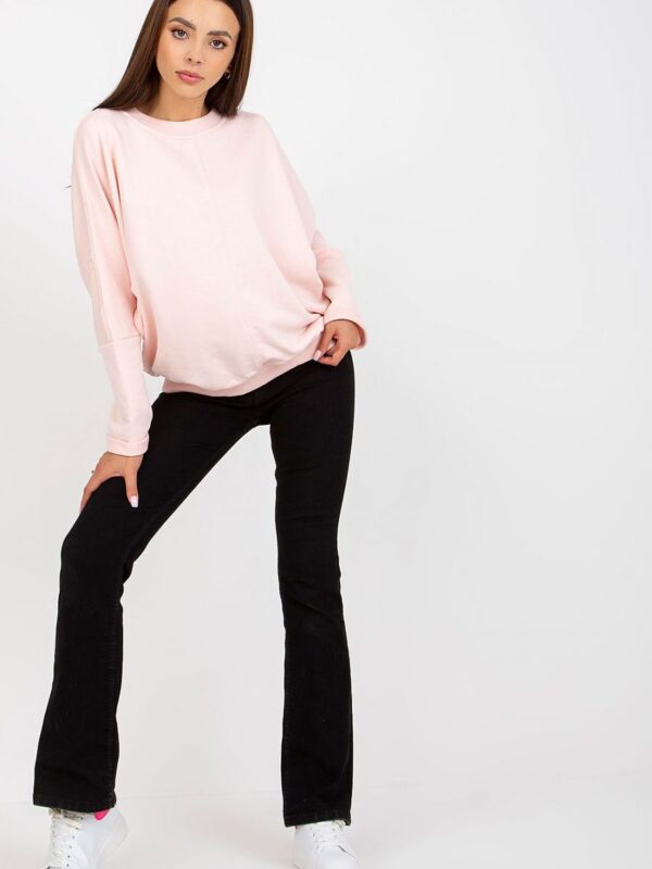 Bluza Damska Model RV-BL-8080.56 Light Pink - Rue Paris - obrazek 2
