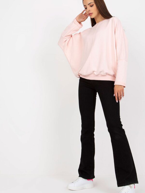 Bluza Damska Model RV-BL-8080.56 Light Pink - Rue Paris - obrazek 3
