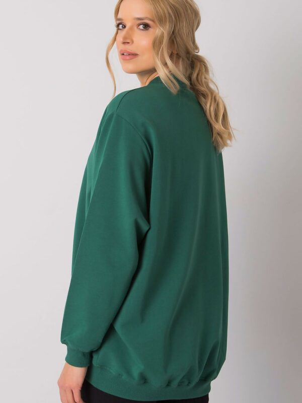 Bluza Damska Model RV-BL-5185.90P Dark Green - BFG - obrazek 3
