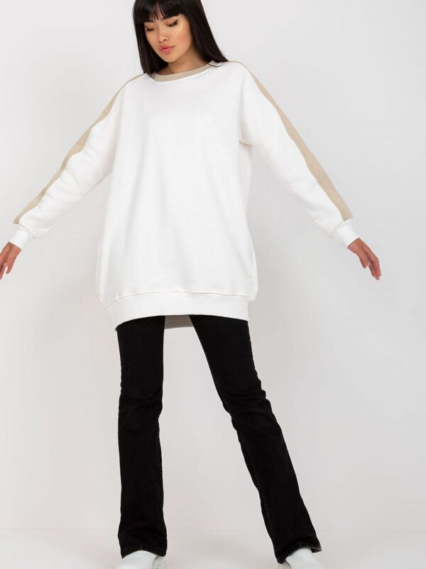Bluza Damska Model RV-TU-8231.78P White/Beige - Rue Paris