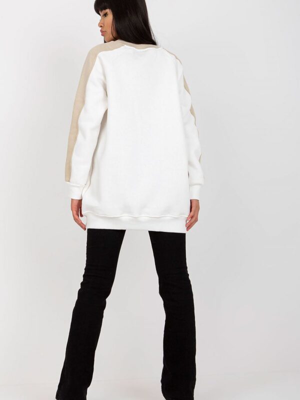 Bluza Damska Model RV-TU-8231.78P White/Beige - Rue Paris - obrazek 3
