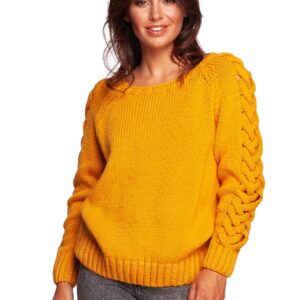 Sweter Damski Model BK090 Honey - BE Knit
