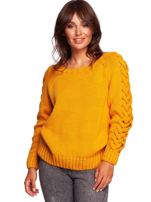 Sweter Damski Model BK090 Honey - BE Knit