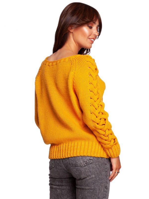 Sweter Damski Model BK090 Honey - BE Knit - obrazek 3