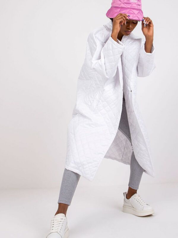 Płaszcz Damski Model EM-PL-655.91 White - Ex Moda - obrazek 2