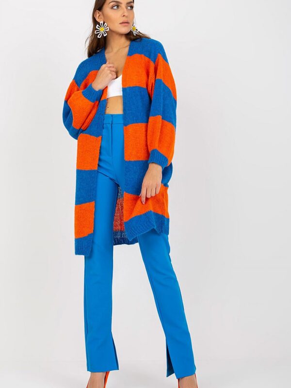 Sweter Kardigan Model TW-SW-BI-M3022.29X Blue - Och Bella - obrazek 3