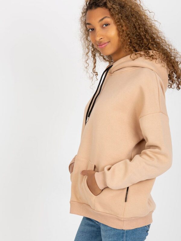 Bluza Damska Model AP-BL-AP-3002.20 Beige - Rue Paris - obrazek 2