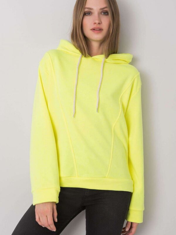 Bluza Damska Model EM-BL-ES-21-525.10 Fluo Yellow - Ex Moda - obrazek 2