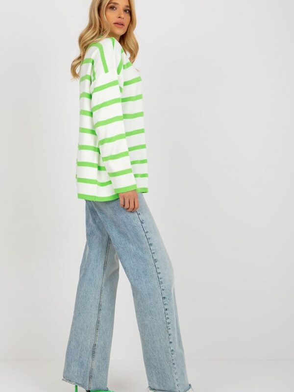 Sweter Damski Model LC-SW-2212.97P Light Green - Rue Paris - obrazek 3