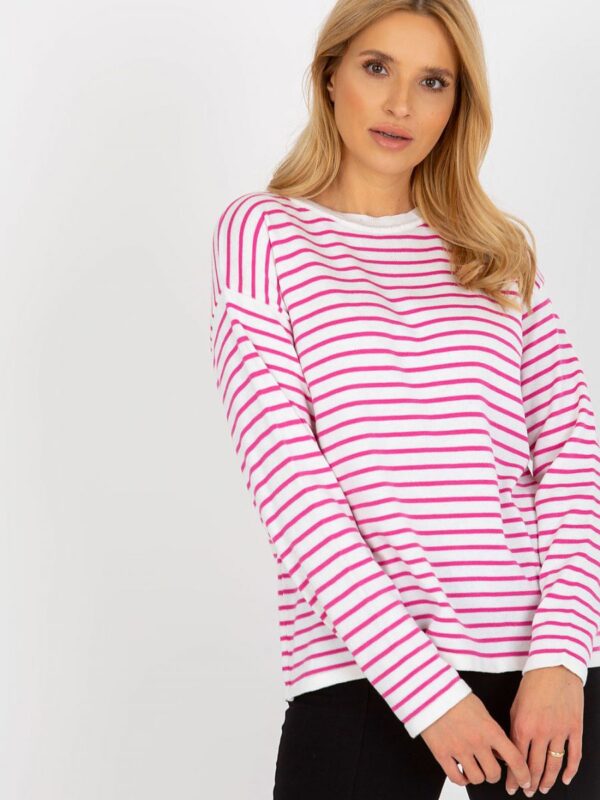 Sweter Damski Model LC-SW-6006.22 Light Violet - Rue Paris