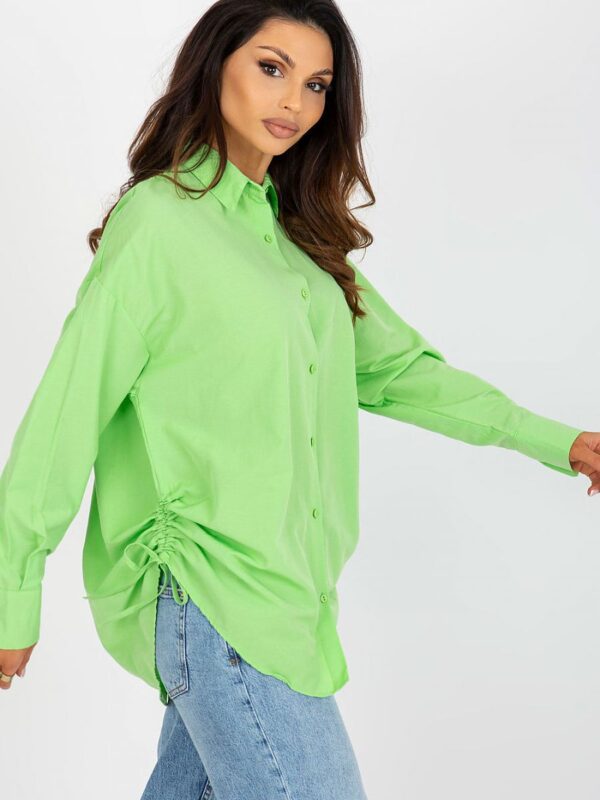Koszula Damska Model TO-KS-7128.96 Light Green - Factory Price - obrazek 3