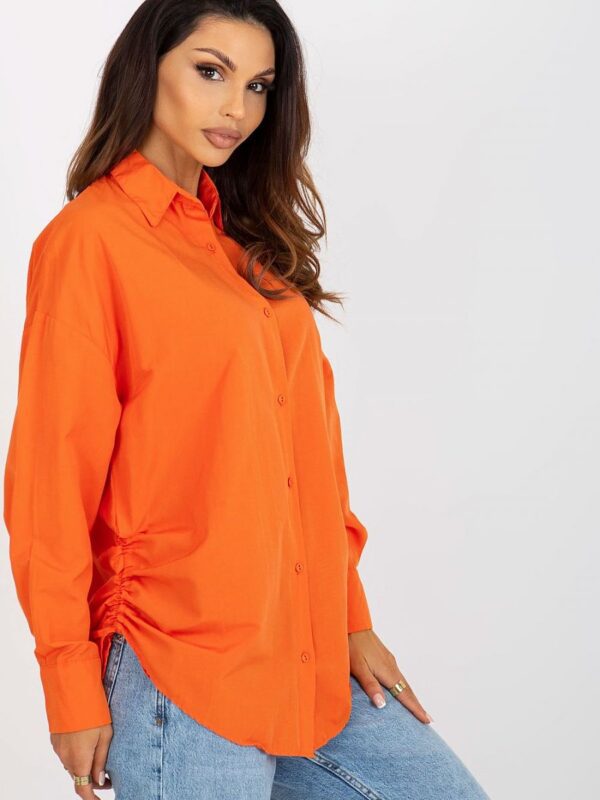 Koszula Damska Model TO-KS-7128.70 Orange - Factory Price - obrazek 2