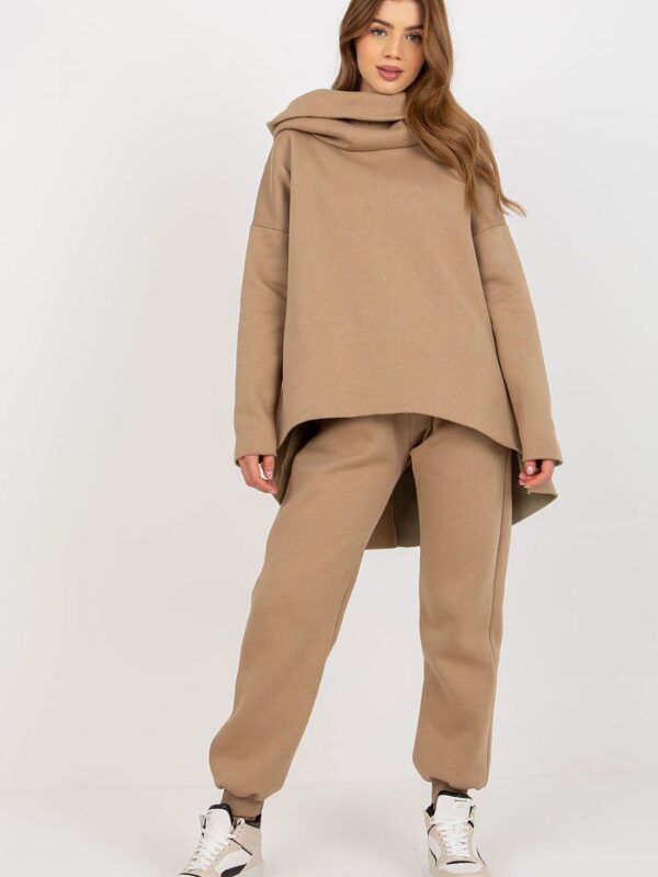 Spodnie Komplet Model EM-KMPL-632.13 Dark Beige - Ex Moda