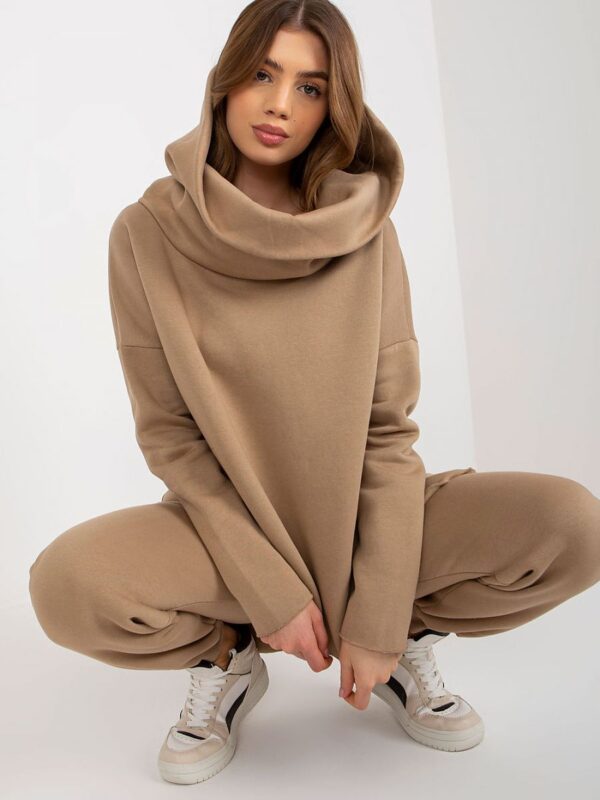 Spodnie Komplet Model EM-KMPL-632.13 Dark Beige - Ex Moda - obrazek 2
