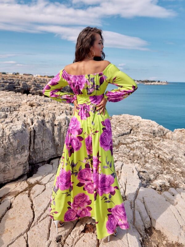 Sukienka Model SUK0362 L88 Multicolor - Roco Fashion - obrazek 3