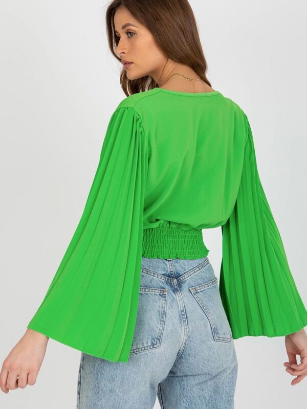 Bluzka Model DHJ-BZ-16503.30X Light Green - Italy Moda - obrazek 3