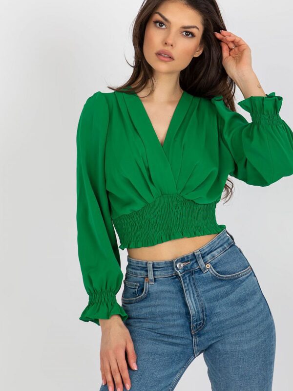 Bluzka Model DHJ-BZ-13866.92P Green - Italy Moda
