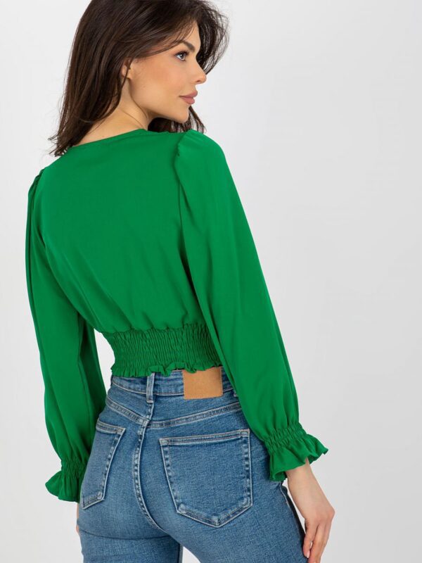 Bluzka Model DHJ-BZ-13866.92P Green - Italy Moda - obrazek 3