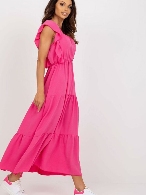Sukienka Model DHJ-SK-8352.04 Dark Pink - Italy Moda - obrazek 3