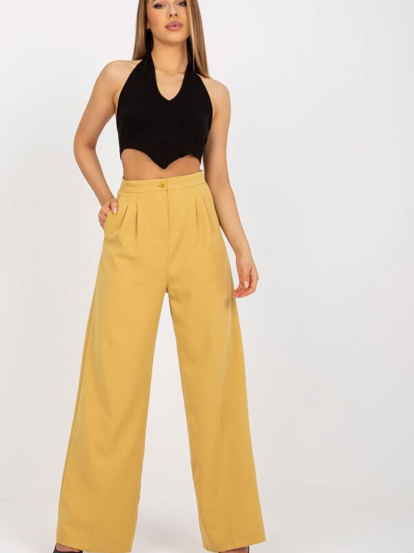 Spodnie Damskie Model BR-SP-235.72 Dark Yellow - Xsapienza