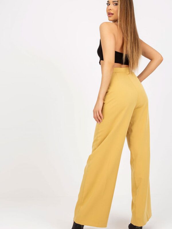 Spodnie Damskie Model BR-SP-235.72 Dark Yellow - Xsapienza - obrazek 3