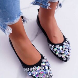Baleriny Model Crystal C87 Black - Step in style