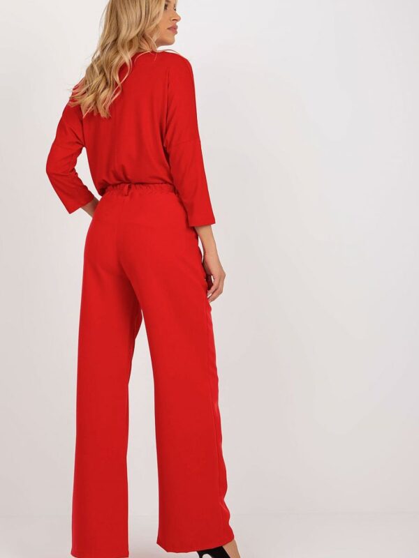 Spodnie Damskie Model DHJ-SP-15679-1.35X Red - Italy Moda - obrazek 3