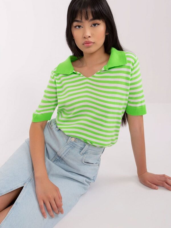 Bluzka Model BA-BZ-1439.68 Light Green - Badu - obrazek 2