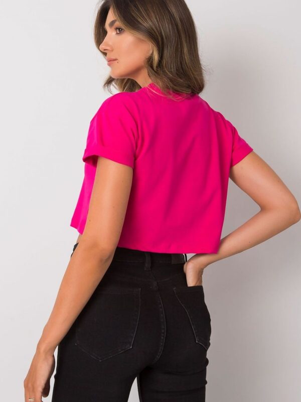 T-shirt Damski Model RV-TS-6929.19 Fuksja - BFG - obrazek 3