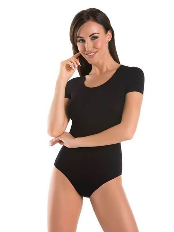 Komplet body Model Shirty 2403-2 Black - Teyli - obrazek 2