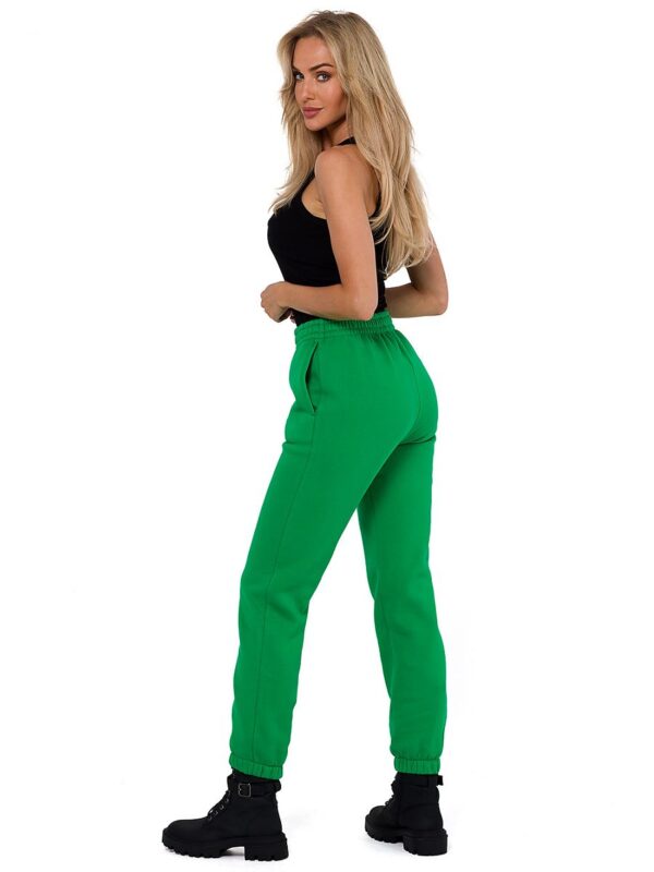 Spodnie Dresowe Model MOE760 Green - Moe - obrazek 3
