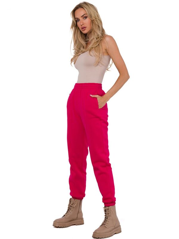 Spodnie Dresowe Model MOE760 Malina - Moe