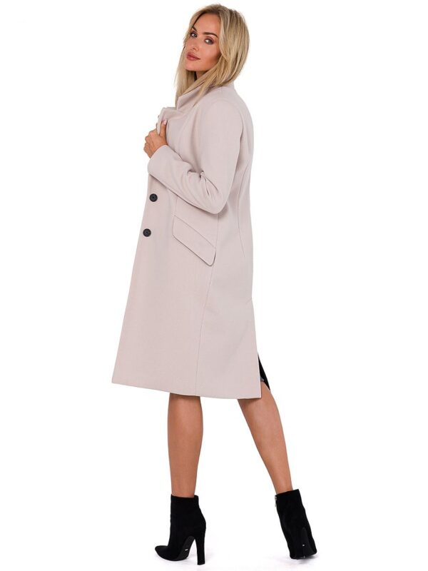 Płaszcz Damski Model MOE758 Beige - Moe - obrazek 2
