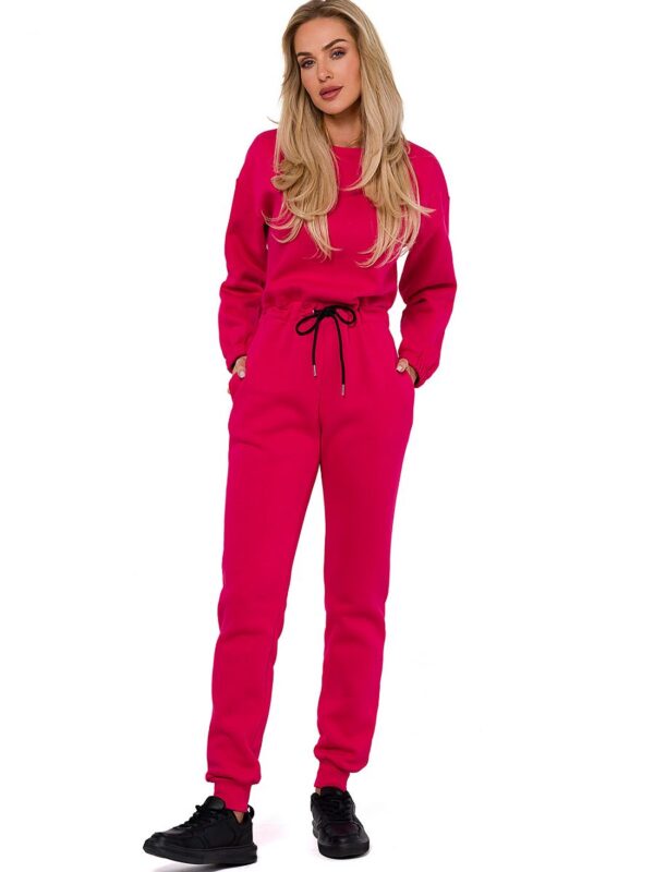 Spodnie Kombinezon Model MOE763 Malina - Moe