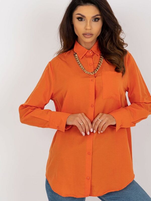 Koszula Damska Model TO-KS-7183.01P Orange - Factory Price - obrazek 4