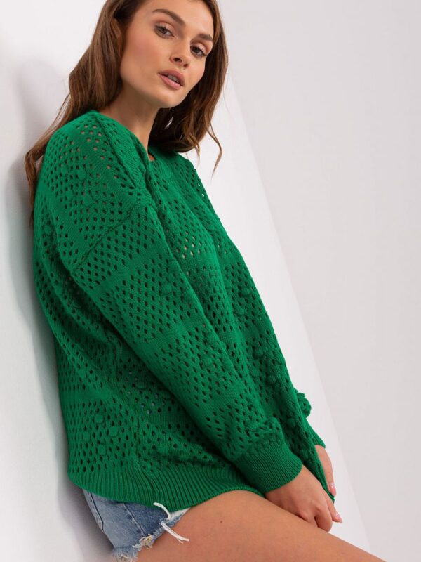 Sweter Damski Model BA-SW-9007.85P Green - Badu