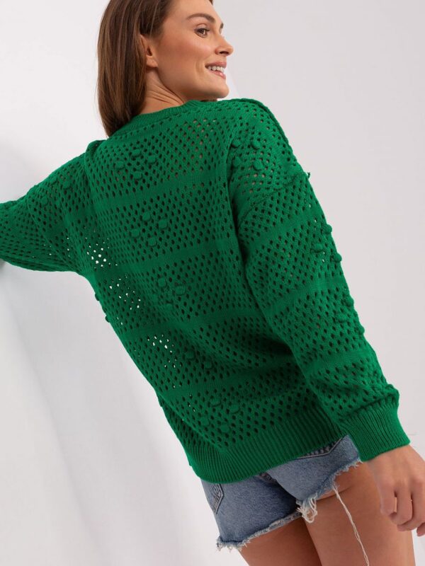 Sweter Damski Model BA-SW-9007.85P Green - Badu - obrazek 2