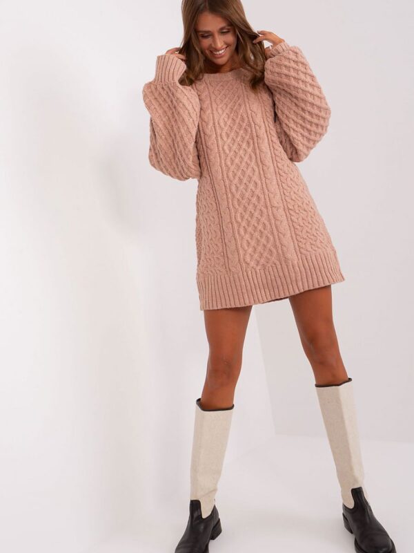 Sweter Damski Model AT-SW-2367-2.64P Dark Pink - AT